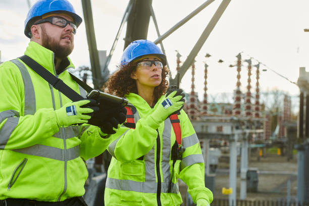 substation power worker